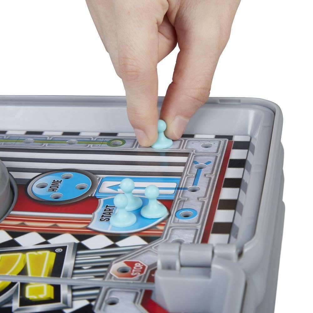 Sorry! Classic Hasbro Game Road Trip Travel Edition Medium, Red, White, Blue