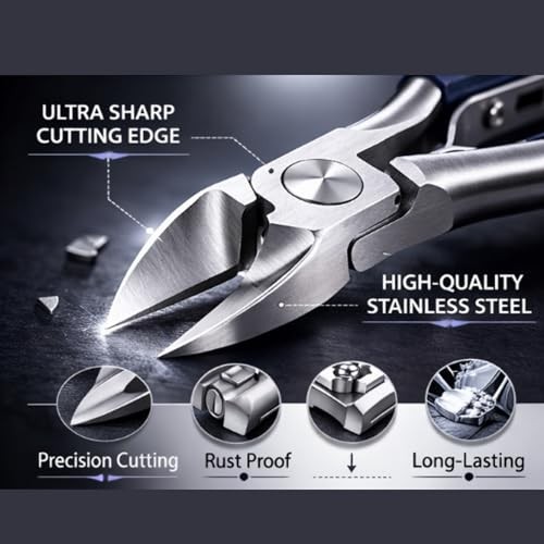 Nail Clippers Set – 19 Piece Manicure & Pedicure Kit, Stainless Steel