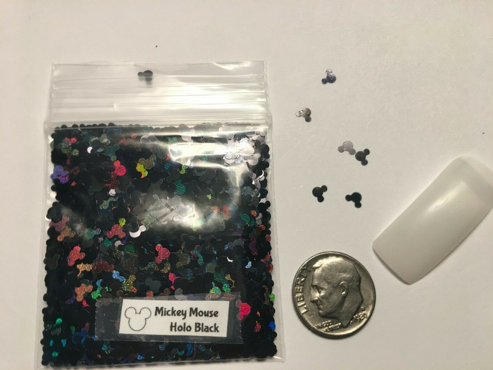 Holo MICKEY MOUSE Glitter-U Pick Color-Nail Art Face Crafts DIY-US