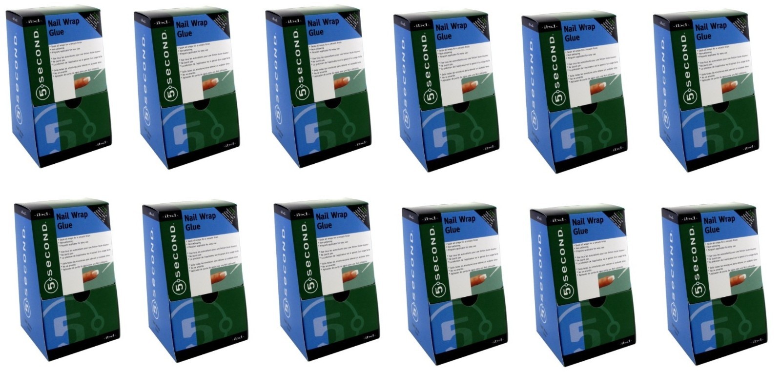 BL Ibd-5 Second Nail Glue Professional X 12 Pieces