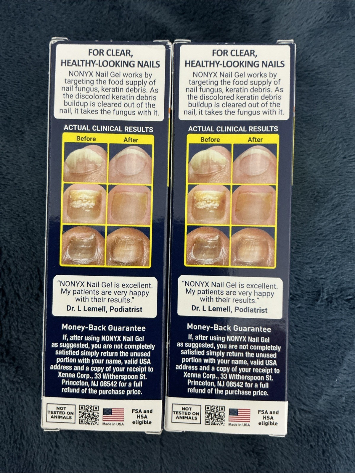 NONYX Fungal Nail Clarifying Nail GEL Treatment, 4 oz EA (2PK BUNDLE)exp12/2027