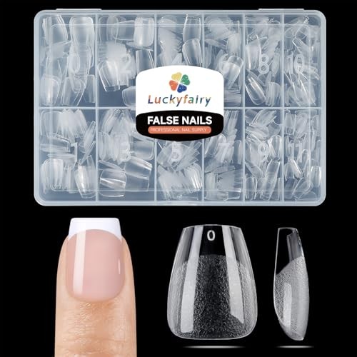 Extra Short Coffin Nails Tips: 360Pcs Full Cover Short Gel A-Extra Short Coffin