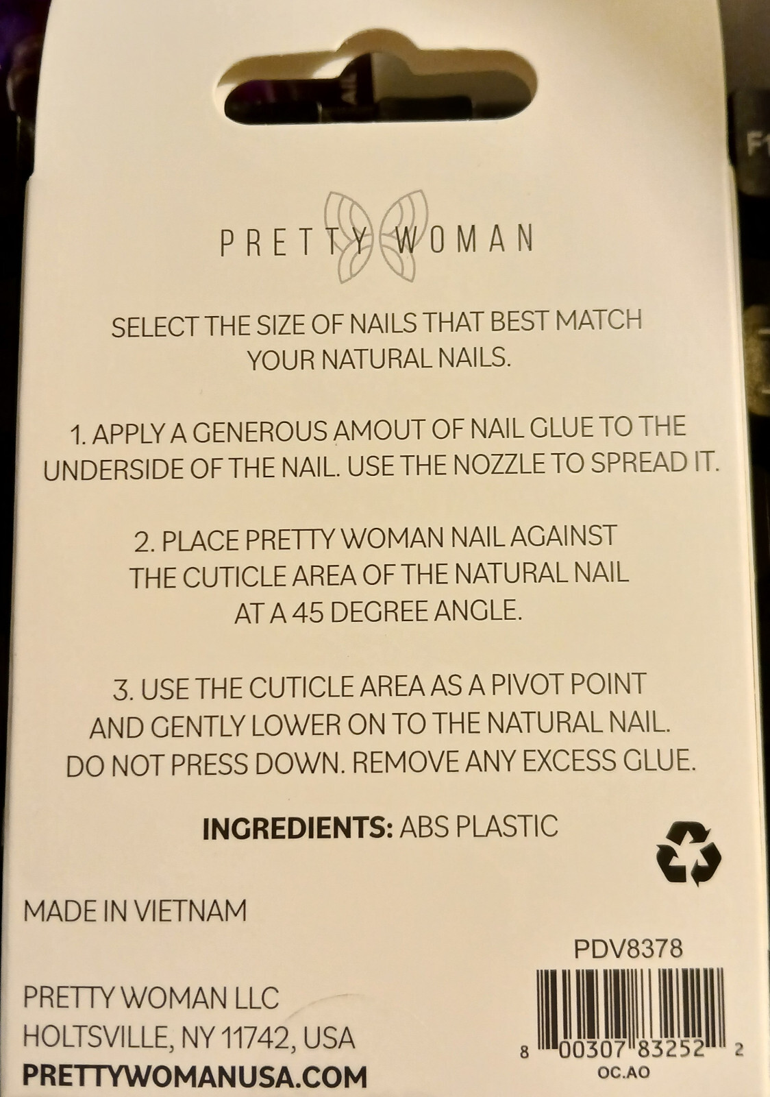 Pretty Woman Salon Perfect Manicure Faux Nails #PDV8378, Cute, Cute, Cute!!