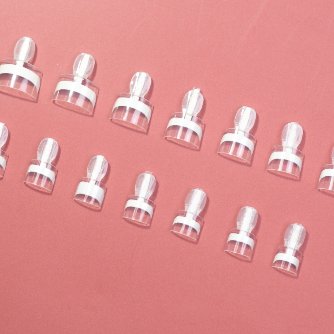 HN TREASURES French Wrap Tips – White THICK/THIN French Style Individual Sizes