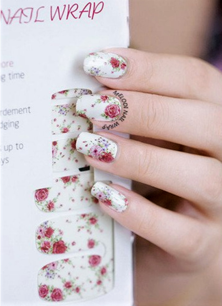 Premium Nail & Toe Nail Polish Strips Wraps Stickers. Pedicure Manicure Match.