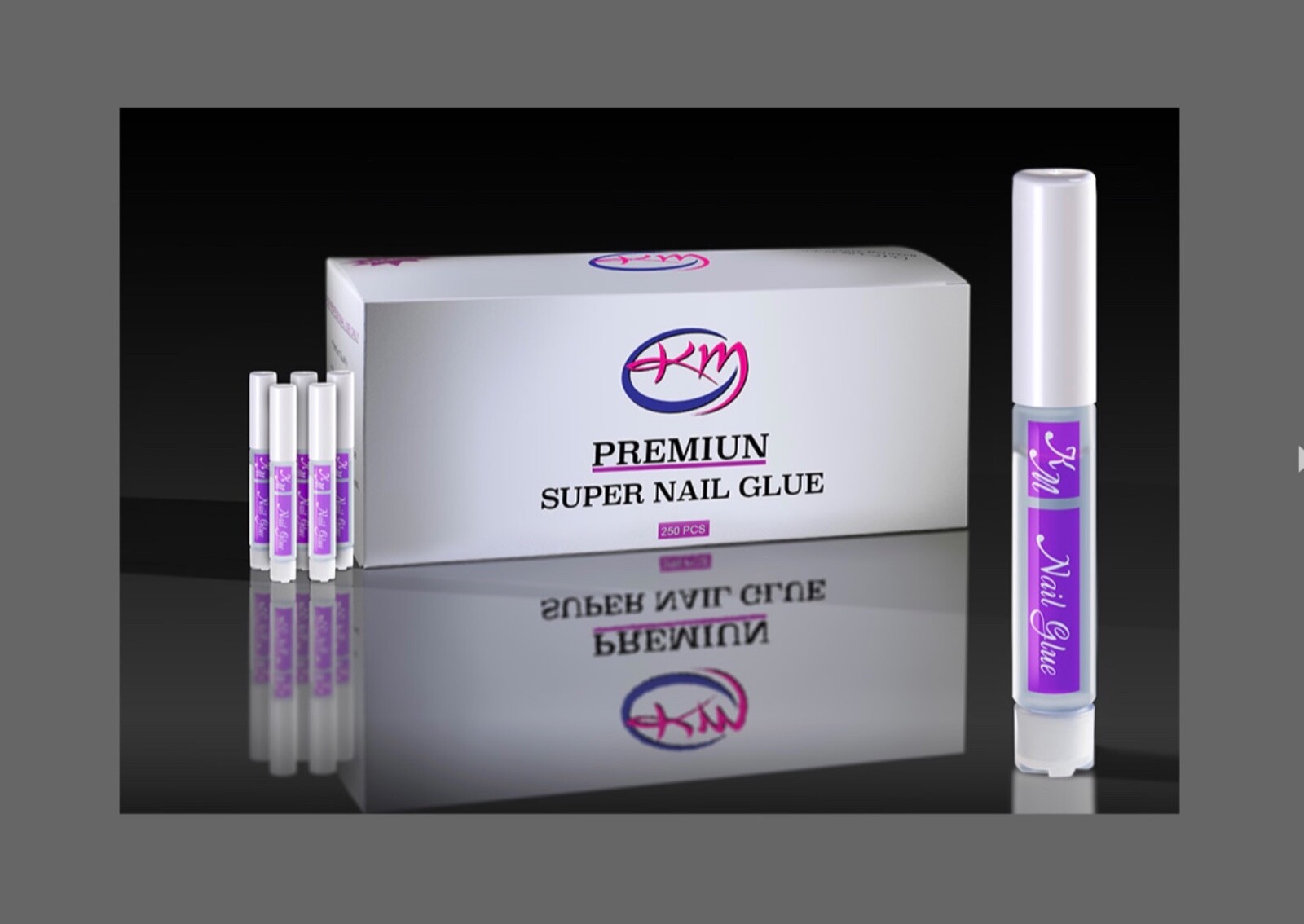KM High Quality Super Nail Glue, made in USA