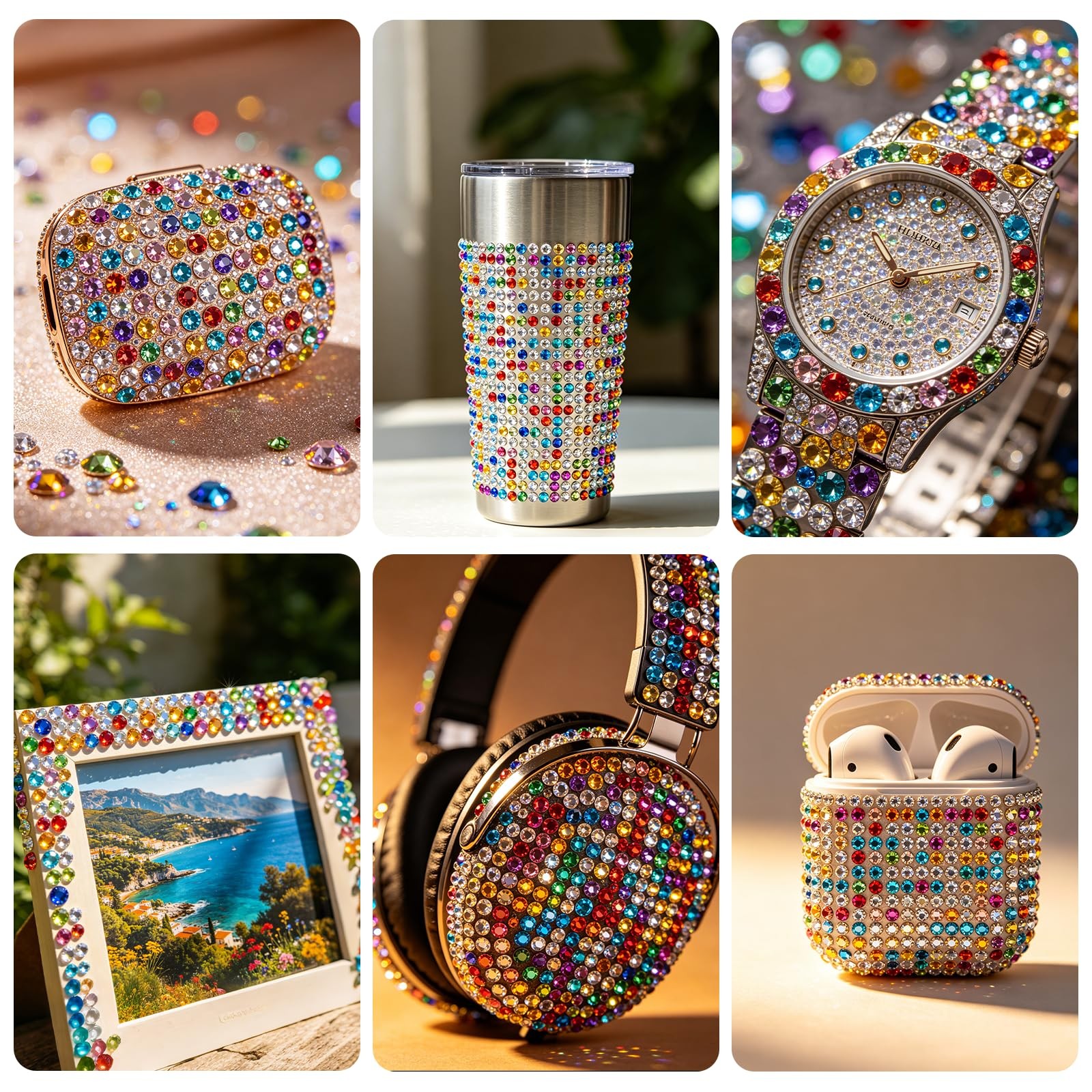 Bedazzling Kit 42 Colors, Bedazzler Kit with 42000Pcs Rhinestones, Tweezer, 3…