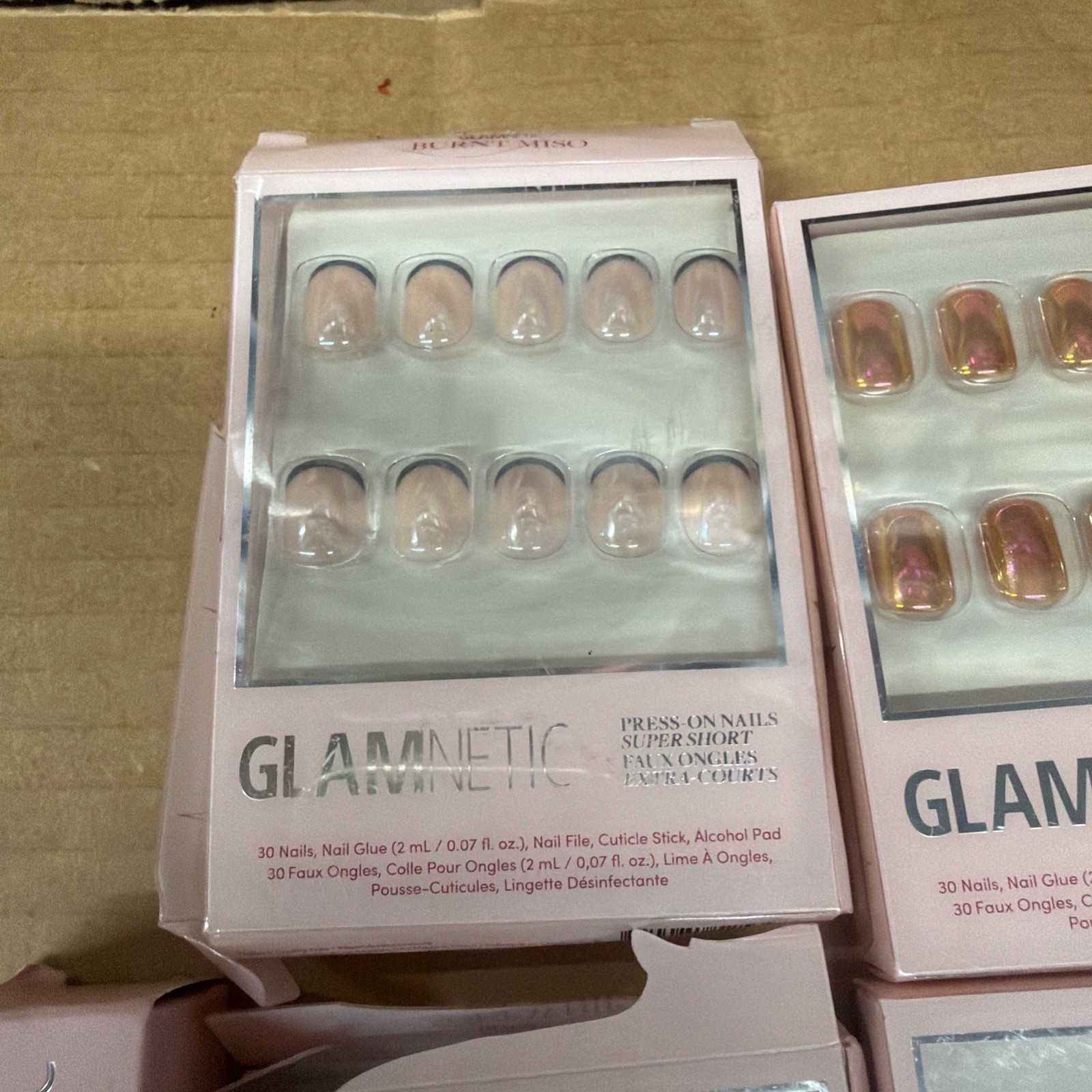 Glamnetic Super Short Press On Nail Set Of 6 Glue/Remover