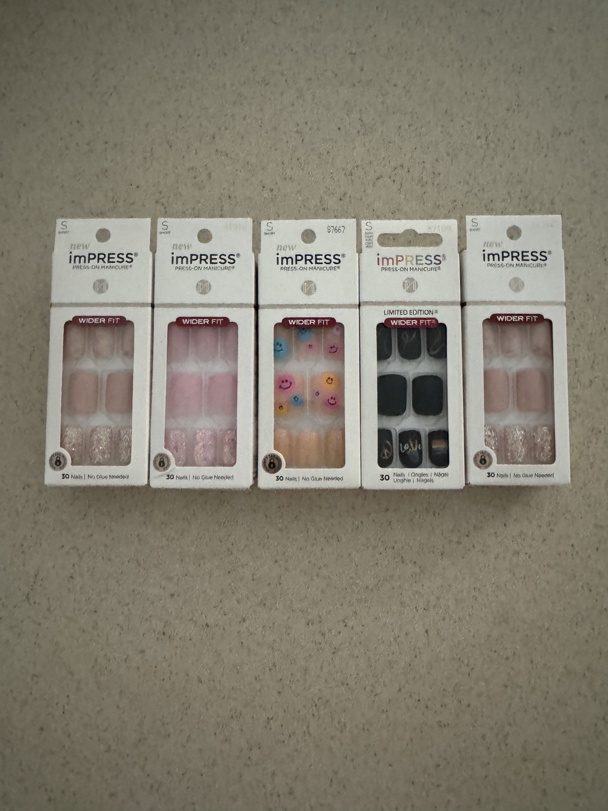 New imPress press-on Wider Fit manicure kits