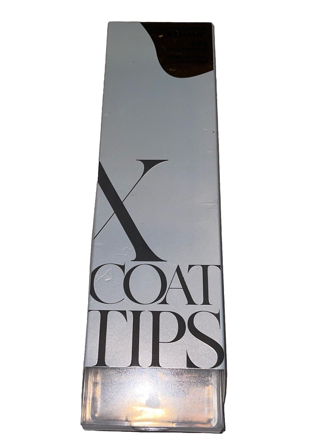 Btartboxnails XCOATTIPS French Tip Nails, 160pcs Short Square Brown French Tip