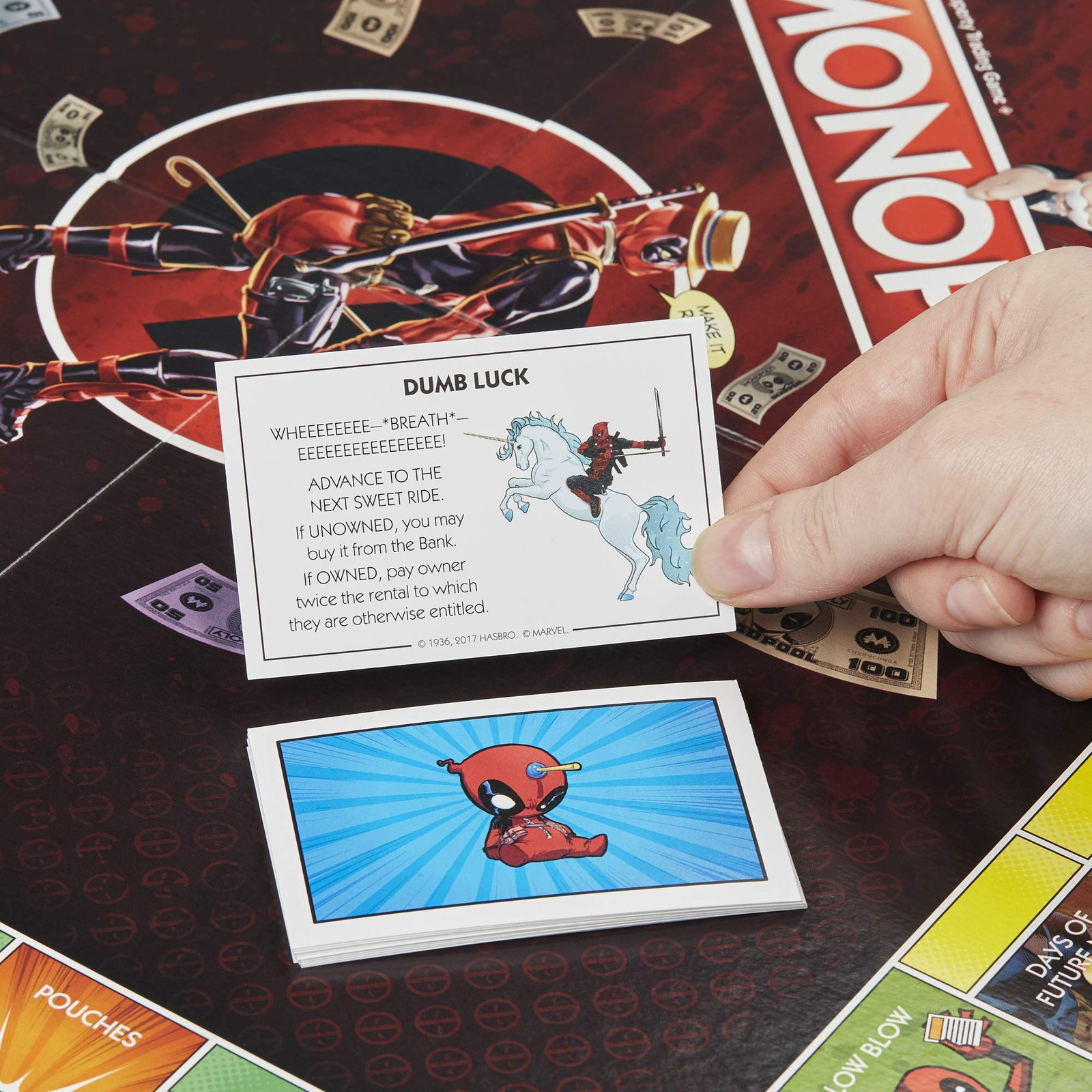 Hasbro Gaming Monopoly Game: Marvel Deadpool Edition Standard, Standard