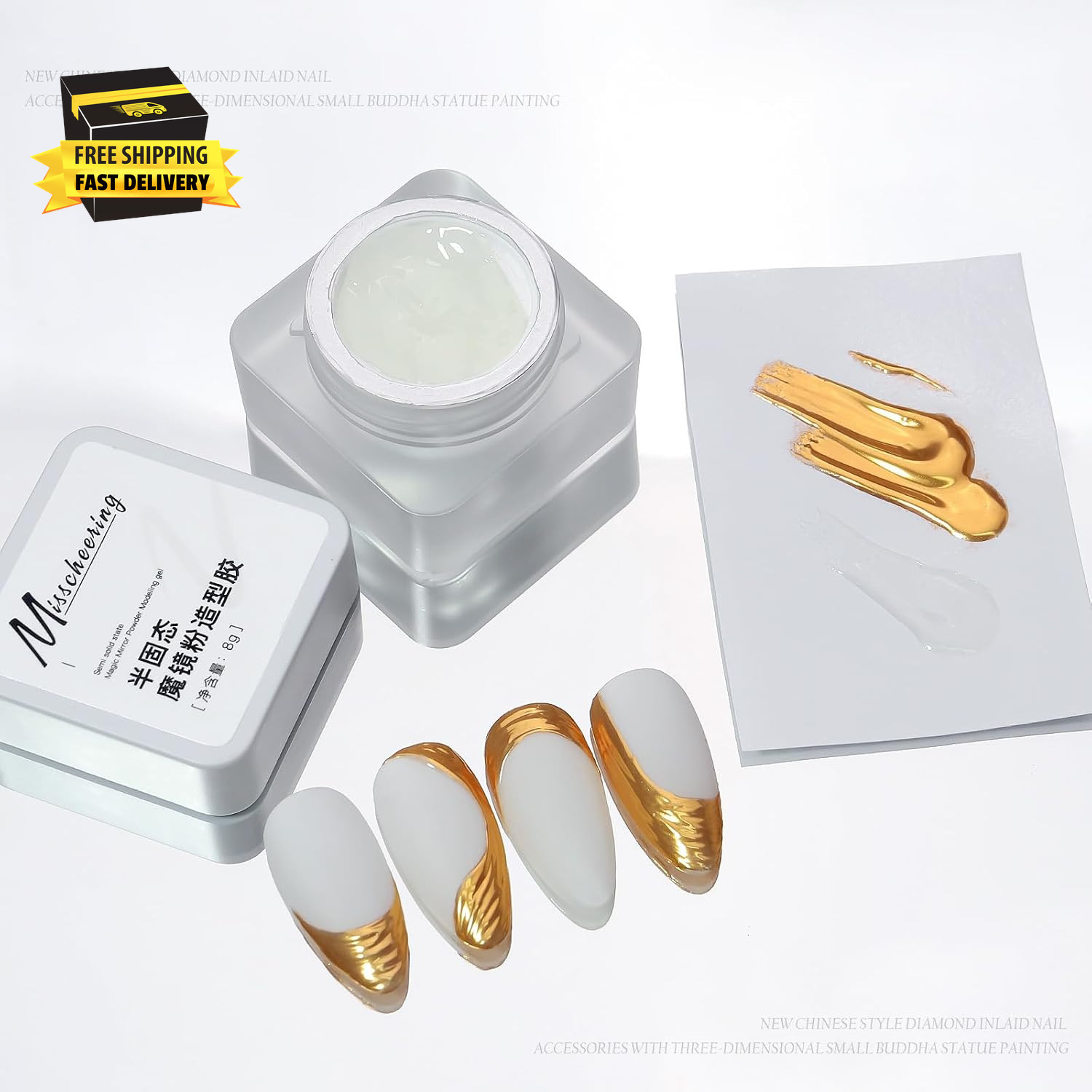 3D Painting Gel Nail Art for Nails Art Chrome Nail Powder Design Sculpting Gel f