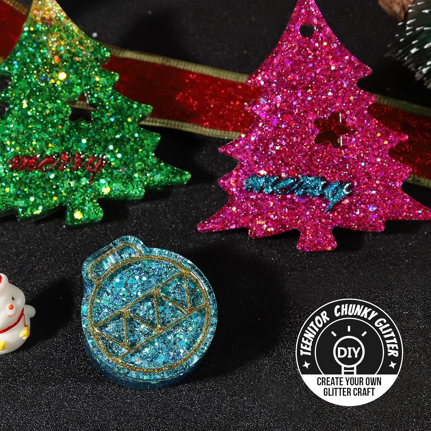 32-Pack Iridescent Glitter Flakes – Perfect for Festivals & Creative Projects