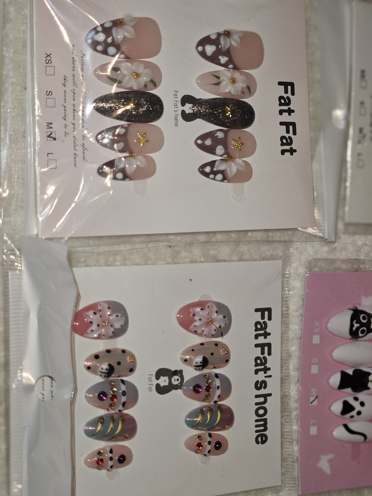 Press On Nail Bundle Medium Size 13 Sets
