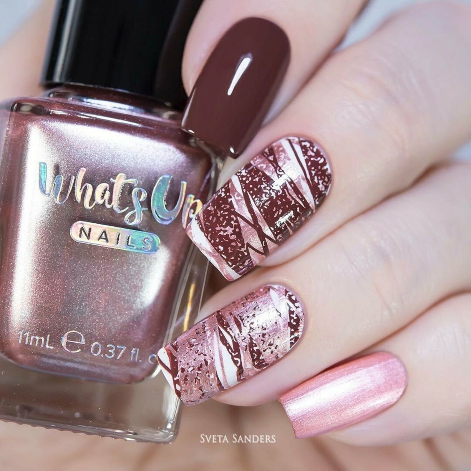 Roses are Gold Stamping Polish (Rose Gold), Nail Polish for Nail Art