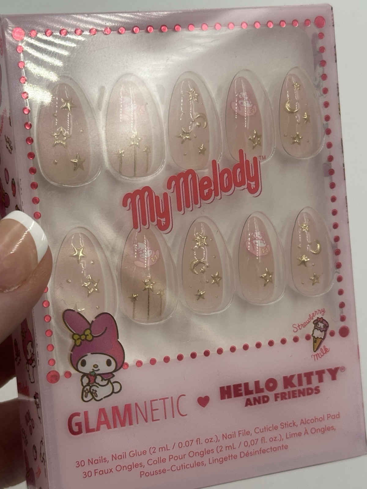 Glamnetic Hello Kitty and Friends My Melody Press-On Nail Kit *NEW*