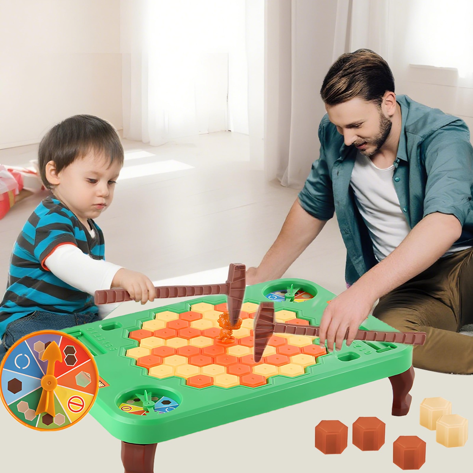 Haugboag Ice Break Save Dinosaur Game for Kids,Break Large, Square-dinosaur