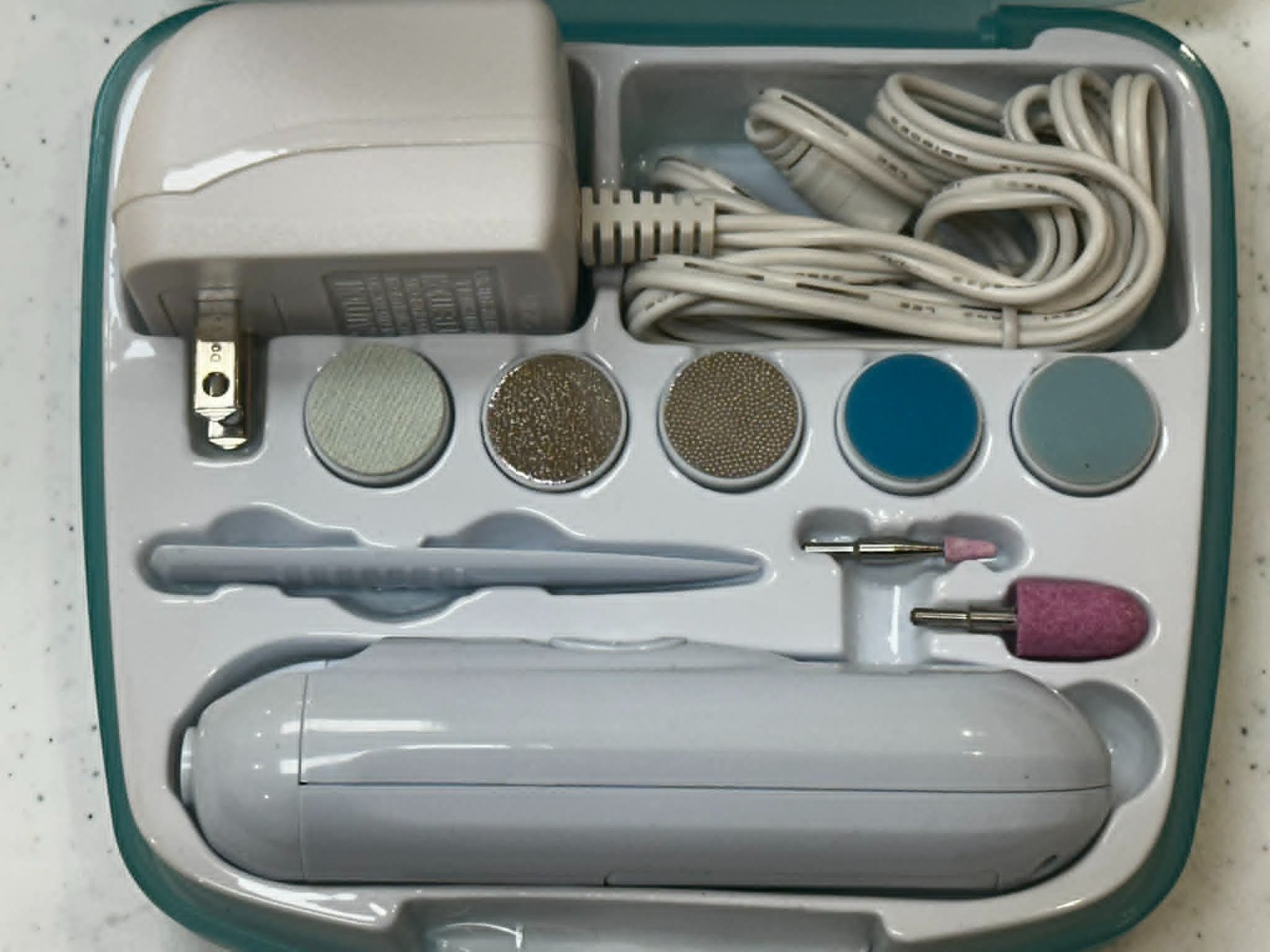 Sharper Image (marked “ConAir”) Nail Care System, Model No v17603 w/ Case