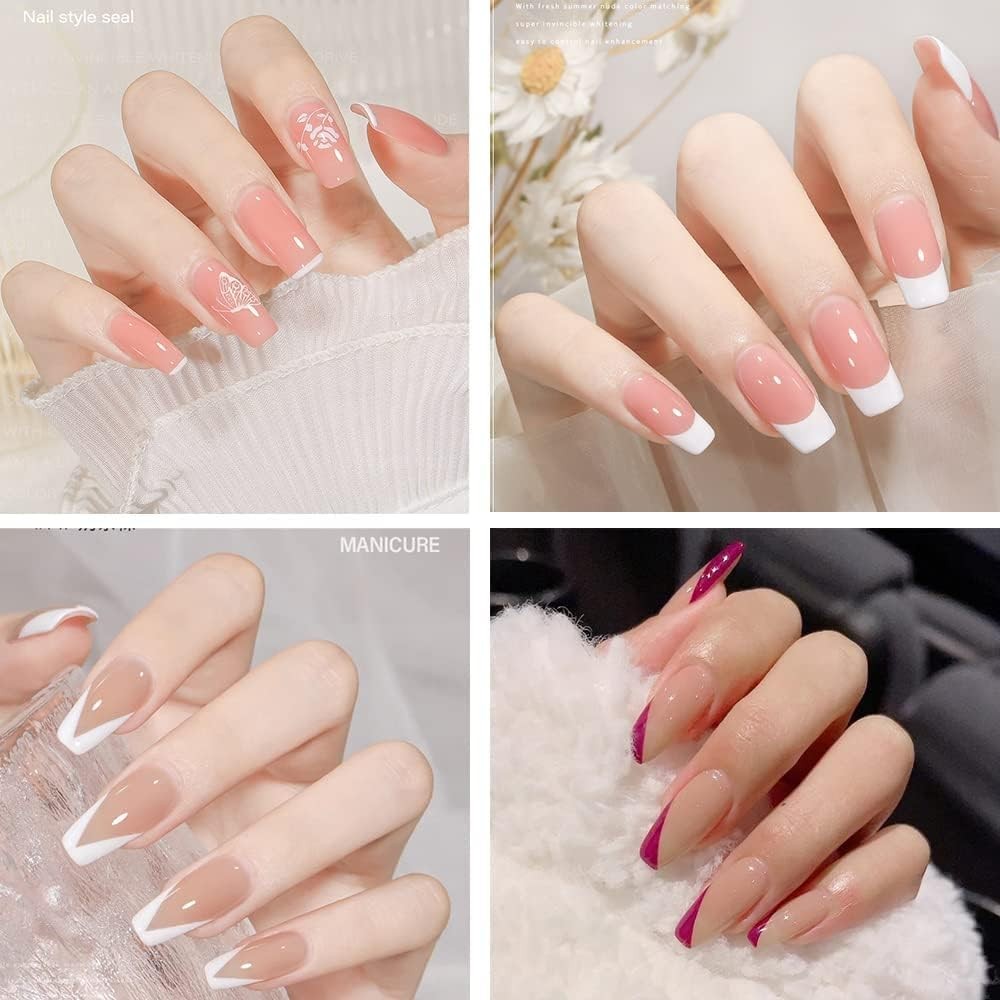 French Tip Tool,Nail Art Stamper Kit,Clear Silicone Stamping Jelly With Scrap…