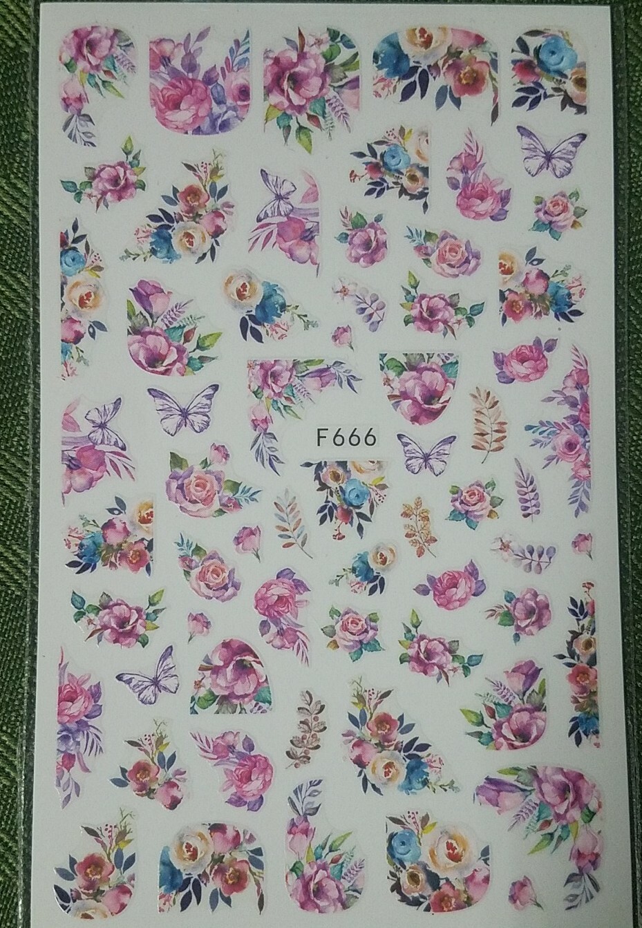 Pretty Flowers Nail Stickers