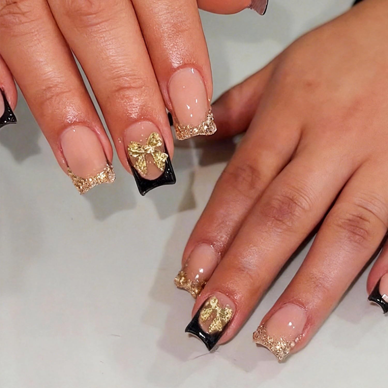 Reusable Press on Nails | Stick on Nails 12 Sizes-6 Styles