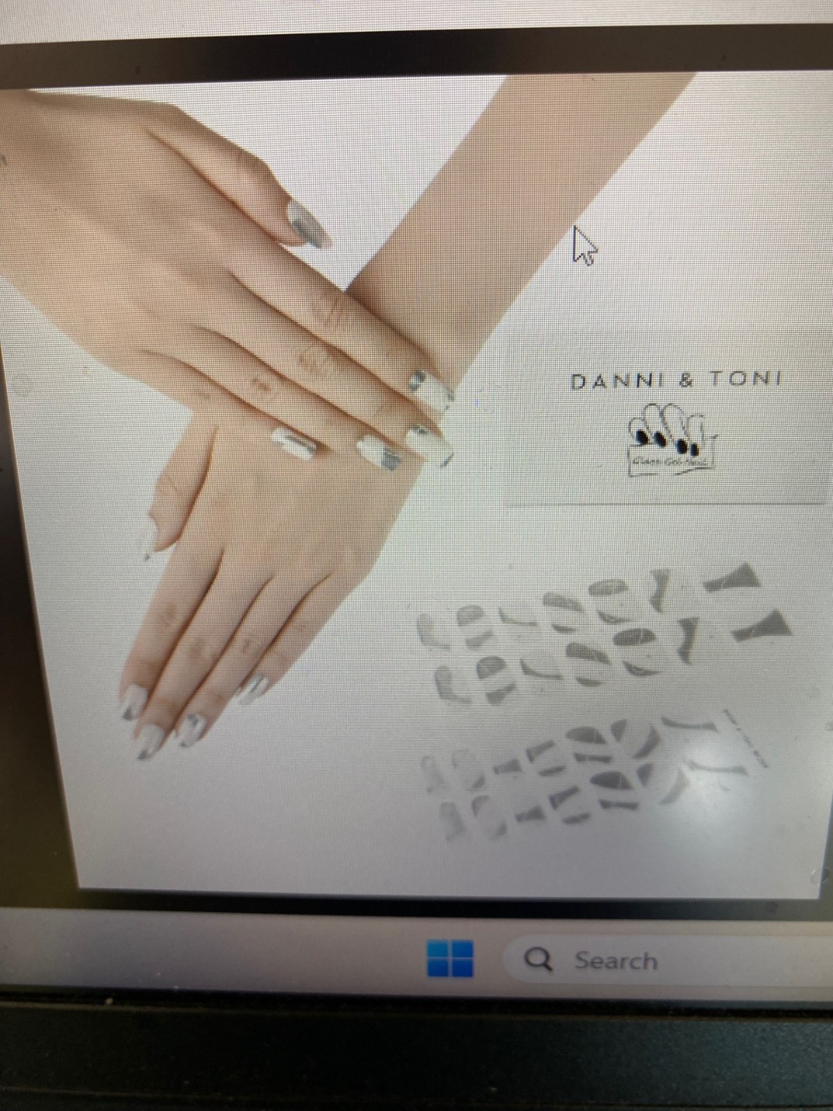 3 SETS DANNI and TONI Gel Nail Strips Gilded Waves, French Caribbean, Amazing