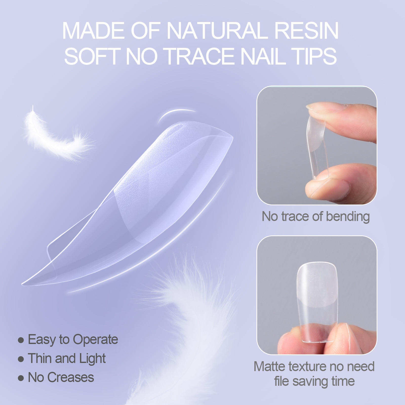 Gel X Nail Tips – Soft Gel Extensions for DIY Salon Nails | Square