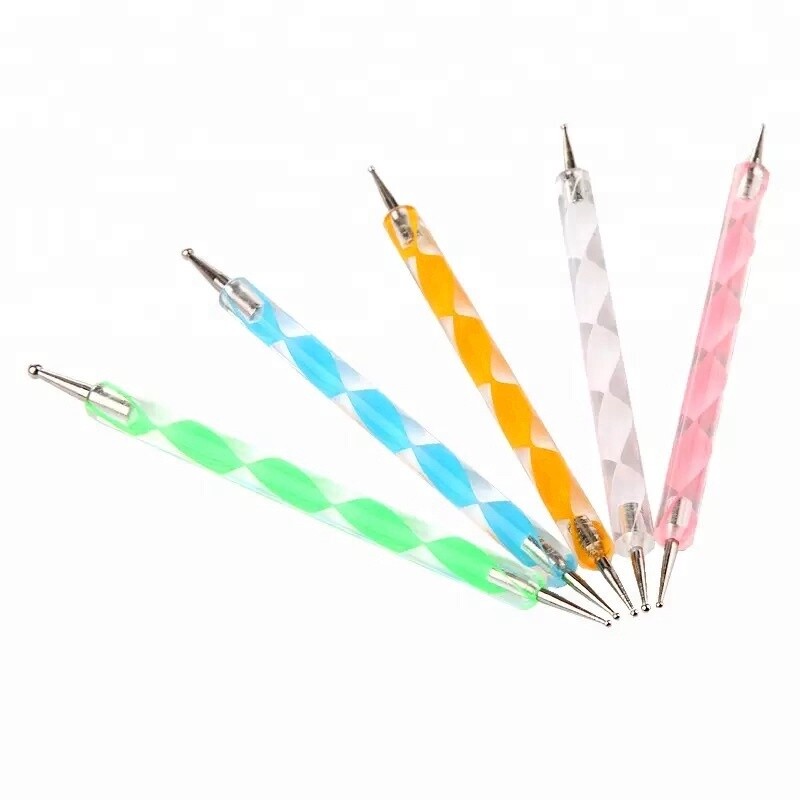 Brush Gel Nail Polish Art Set Dotting Painting Drawing Brushes Pen Tools 20pcs.