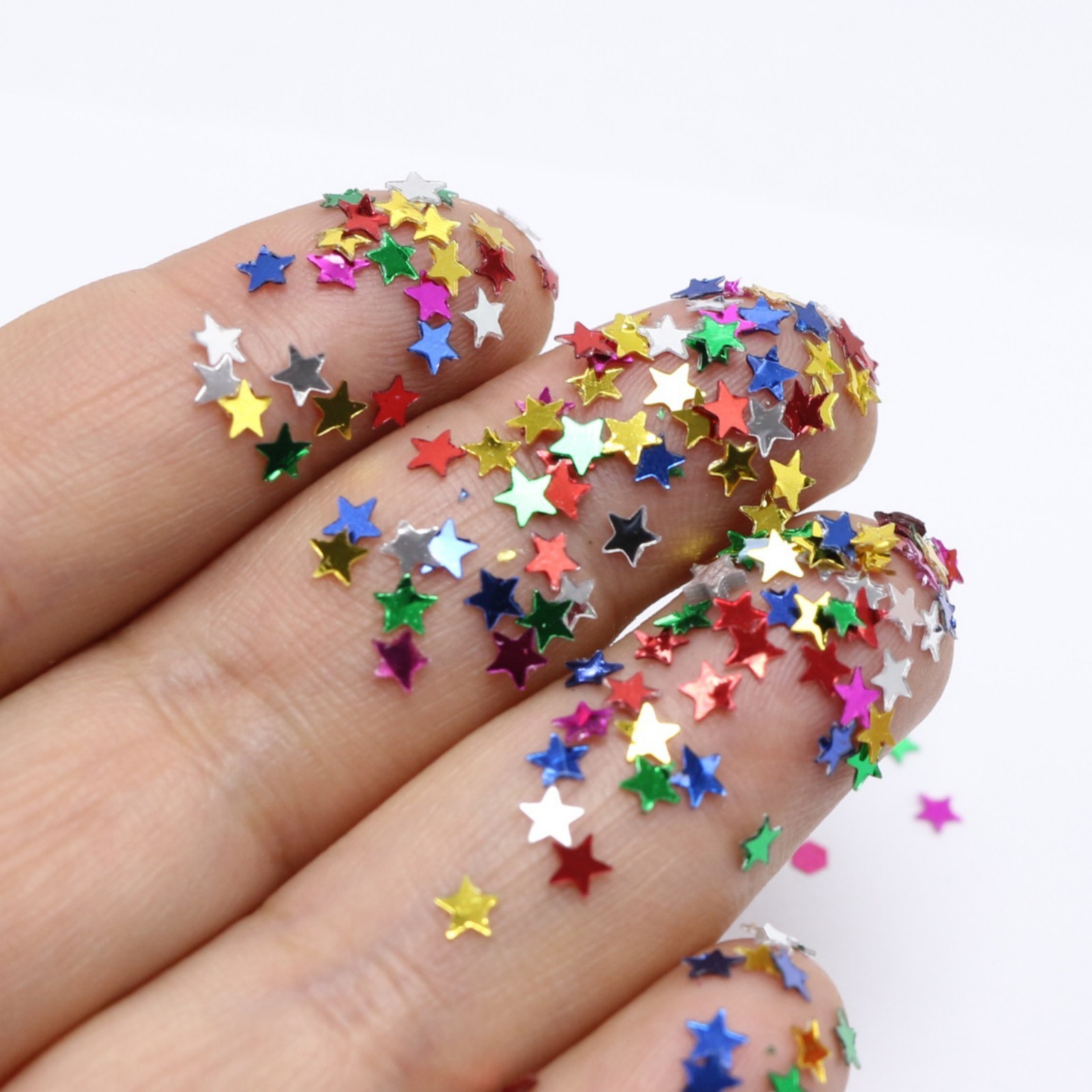 30/60Gram Mixed Metallic Color Sequins Loose Flakes Mini Nail Art Tips Scrapbook