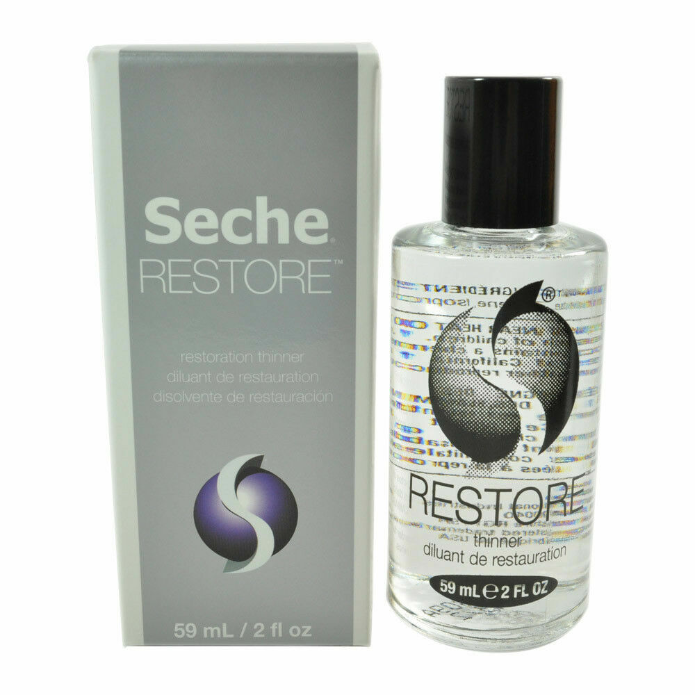 Seche RESTORE- Nail Lacquer Thinner 2oz/59ml+ Free Dropper