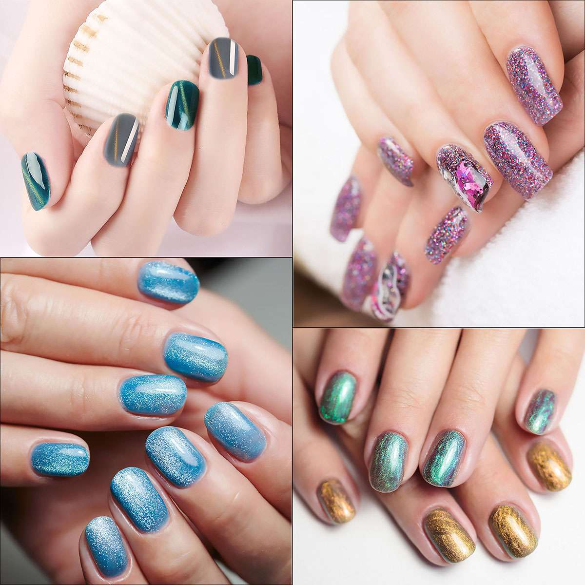 Magnetic Extra Strong Dual-Ended Cat Eye Nail Gel Polish Magnet Nail Art Tool US