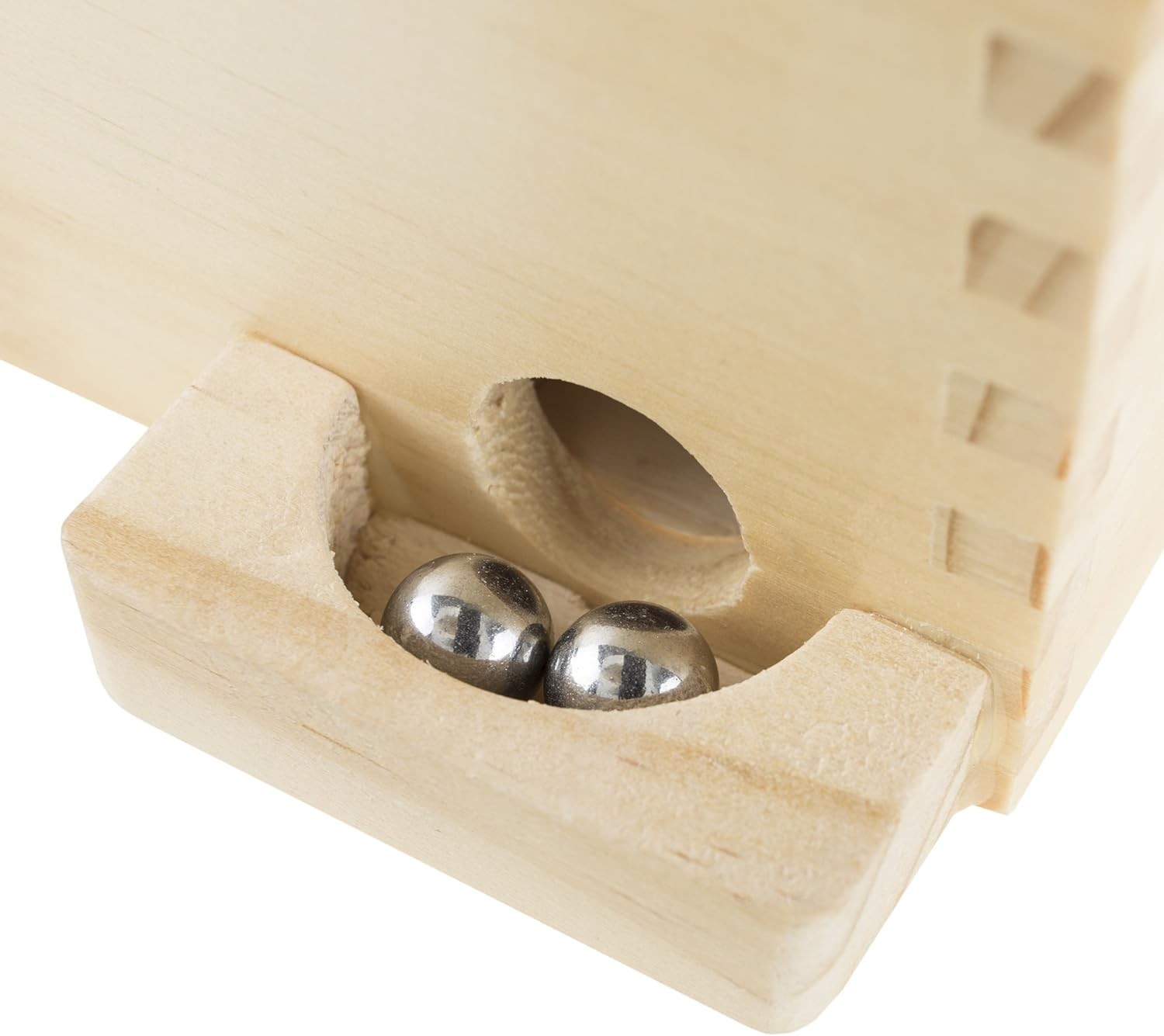 Labyrinth Wooden Maze Game with Two Steel Marbles, Puzzle for Adults,…