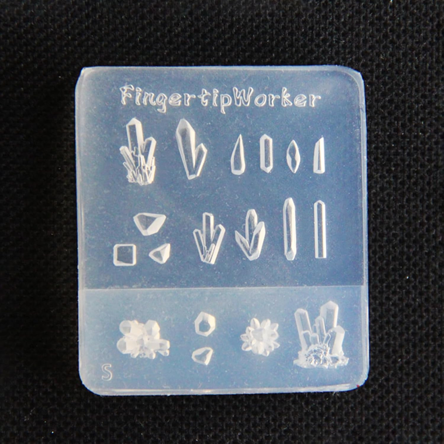 Silicone Nails Art Stamp Mold Crystal Stone Shaped Manicure Mold for Professiona