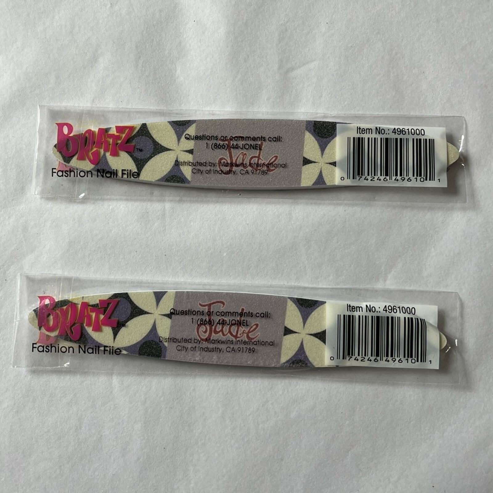 Lot of 2 – Bratz fashion nail file BRAND NEW