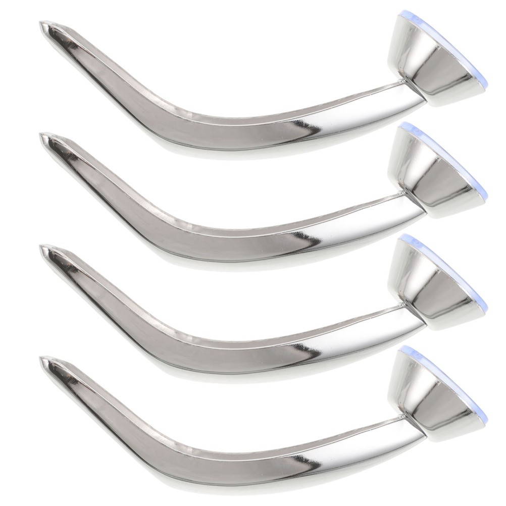 4pcs Nail Hand Rest Stand Legs, Iron Curved Mounting Brackets for Manicure Arm