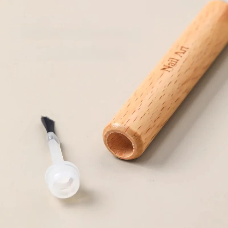 50 Pcs Professional Nail Art Brush Set with Detachable Wooden Grip-Multi-Func