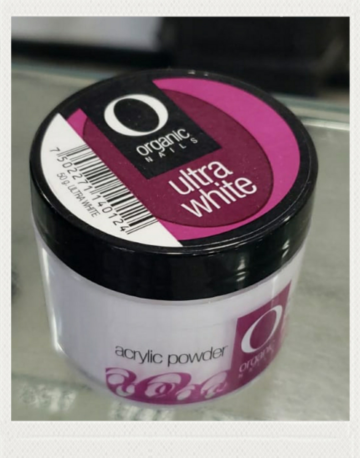Organic Nails Acrylic Powder Polvo de Acrilico 50 g 1.76 oz Ultra White