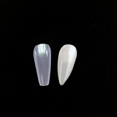 Pearl White Chrome Nail Powder Mirror Effect Shiny Glitter Manicure Decoration
