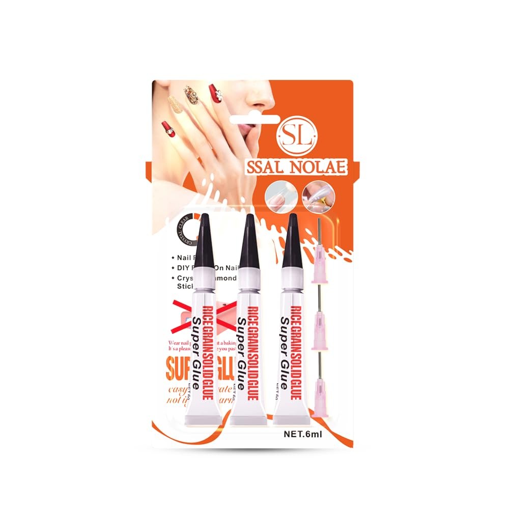 SSAL NOLAE Super Strong Nail Glue for Press On Nails- Salon Quality for…