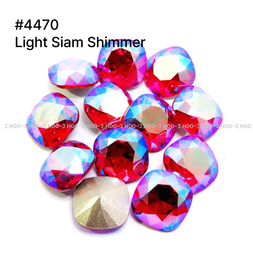 Swarovski 4470 Cushion Square Fancy Stone10mm(2pcs)