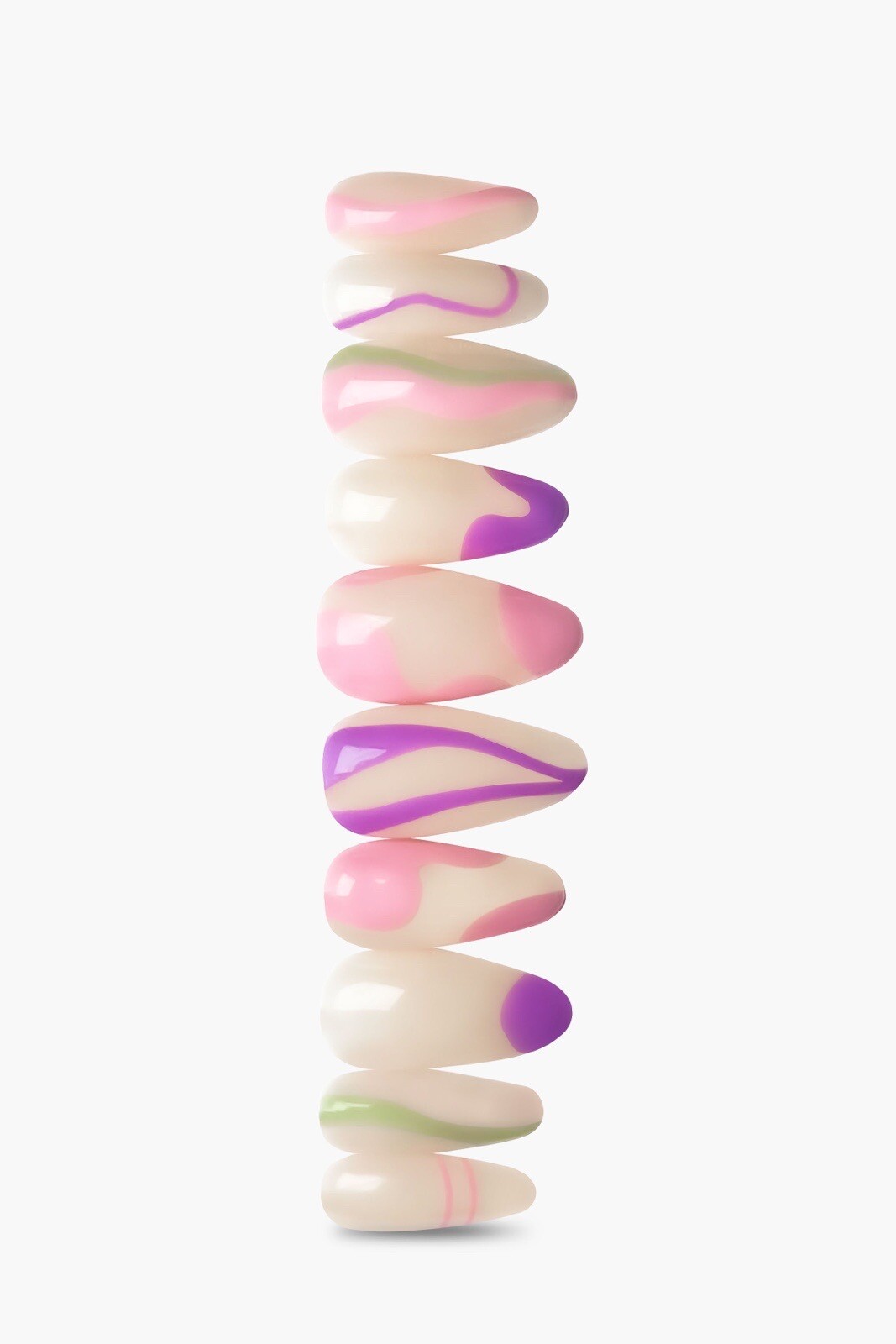 Pastel— Handmade Press On Nails Set | Short Length | Nail Art
