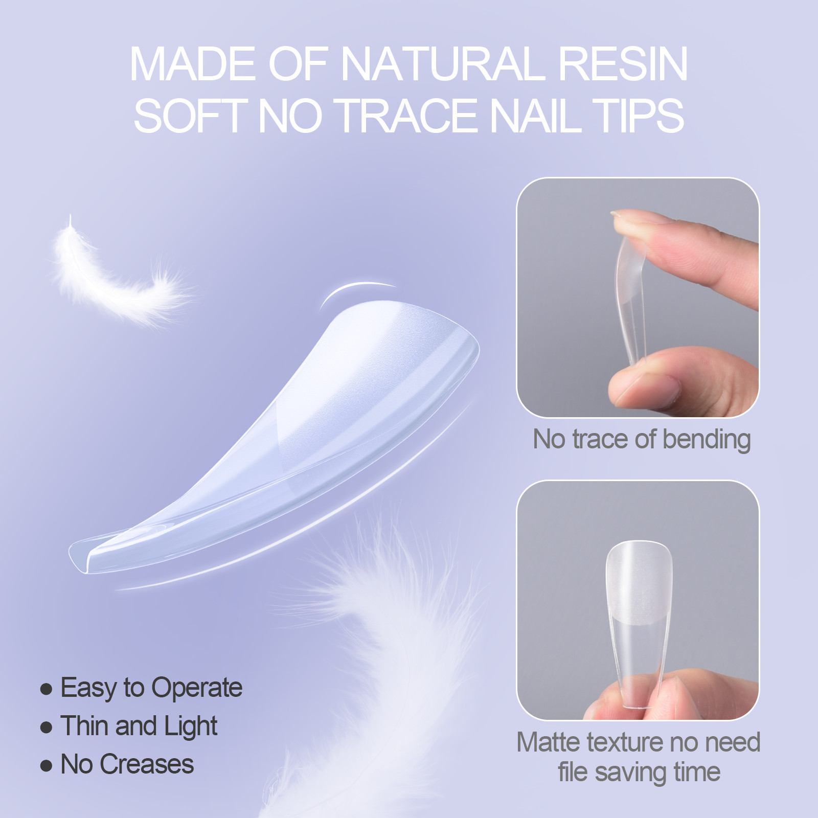 Gel X Nail Tips – Soft Gel Extensions for DIY Salon Nails | coffin