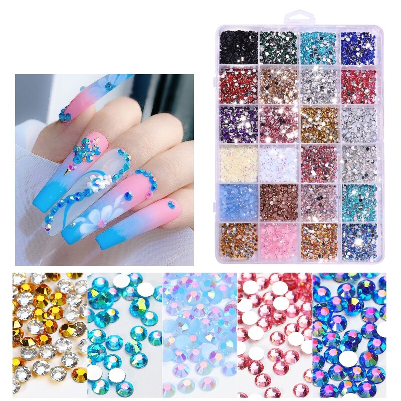 Crystal Art for Rhinestone Mixed Sizes Jewels for Art DIY Cra