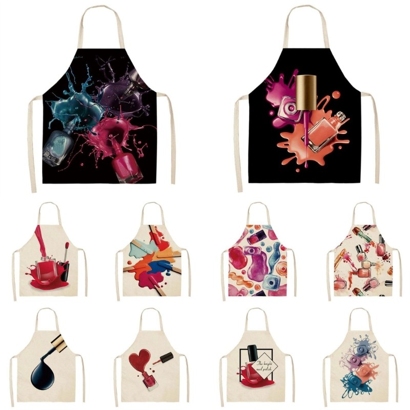 Fashionable Apron for Cooking and Nail Care Aprons Perfect for Any Occasion