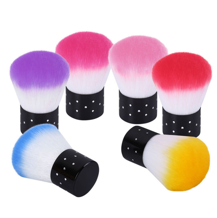 80Pcs/lot Soft Nails Brush Dust Remover Powder Cleaning Manicure Nail Tool Clean