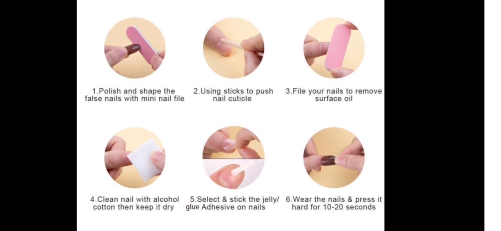 Handmade acrylic custom nails