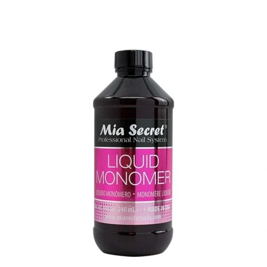 Mia Secret LM240 Professional Acrylic Nail System Liquid Monomer – 8 Fl. Oz
