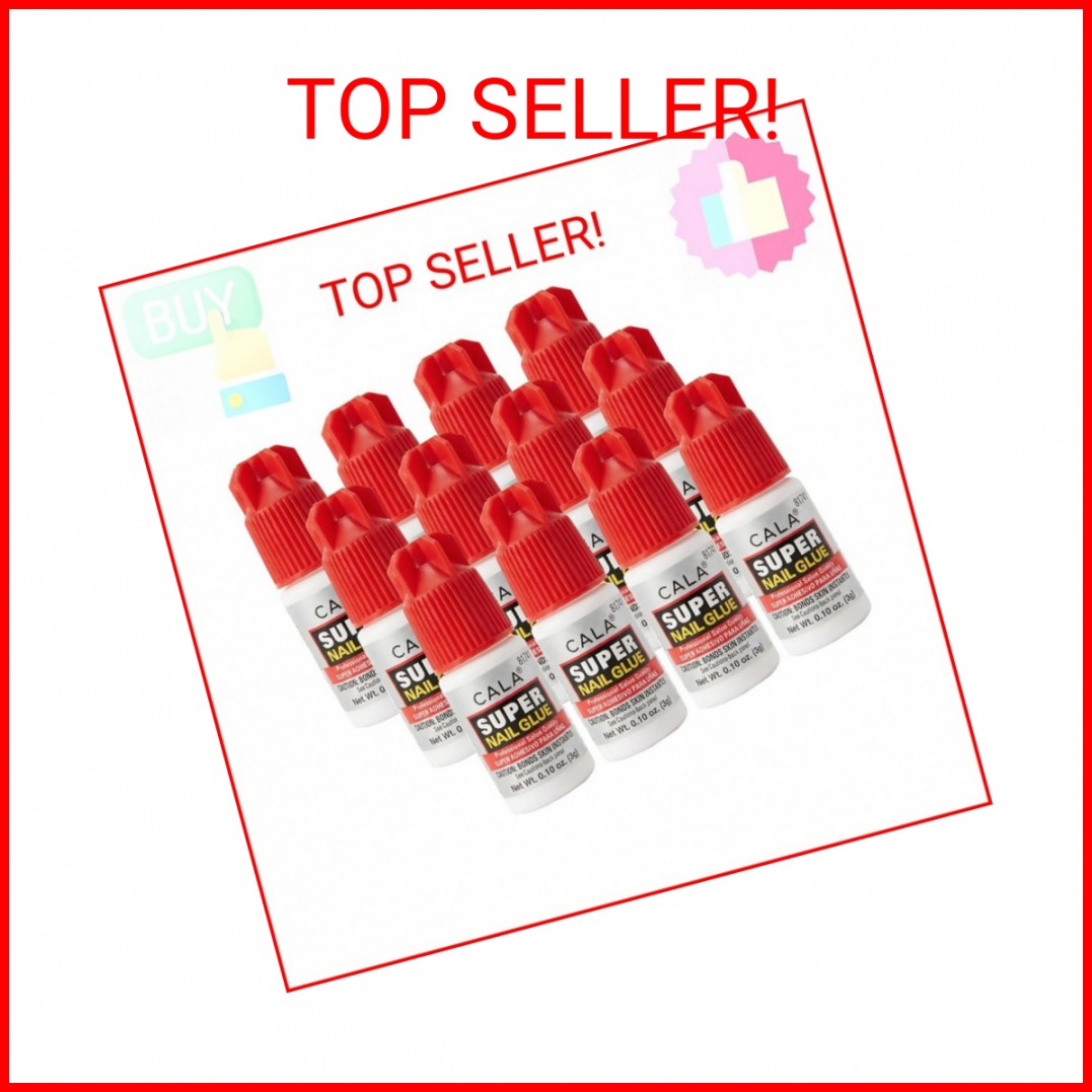 CALA Super Nail Glue – Professional Quick Dry Nail Glue Adhesive for False Nails