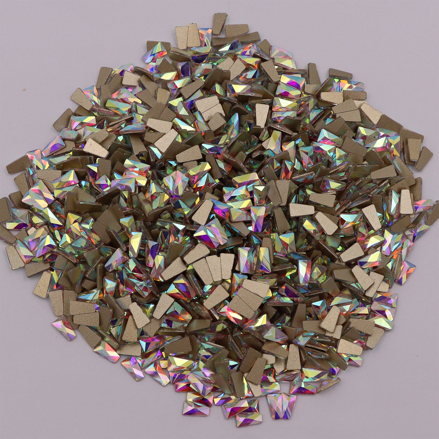 Nail Art Glass Rhinestones Glitter Diamond Crystal Gem 3D Tips DIY Decoration