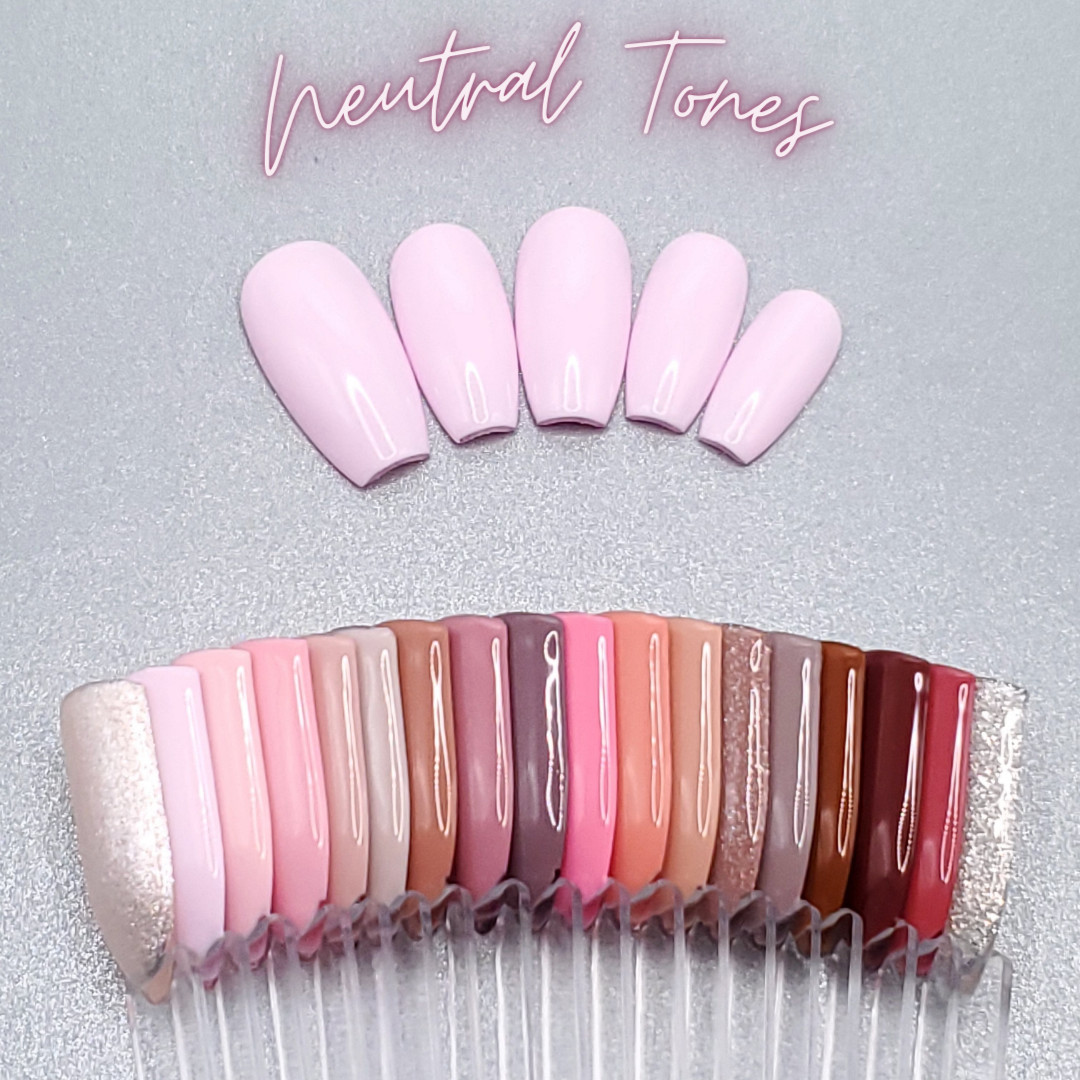 #02 Soft Pink Purple Press On Nails | Handmade | Hard Gel Glue On Nails